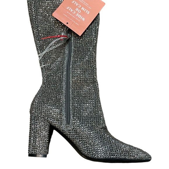 GB Queen-Bee Rhinestone Over The Knee Boots - See Video!! - Picture 10 of 15